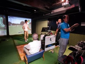 第一回阿波座スポーツゴルフ倶楽部シミュレーションゴルフコンペ