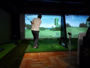 第一回阿波座スポーツゴルフ倶楽部シミュレーションゴルフコンペ